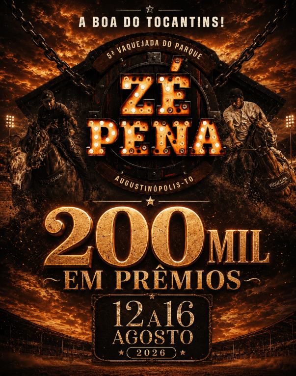 Cartaz da vaquejada 5ª Vaquejada do Parque Zé Pena